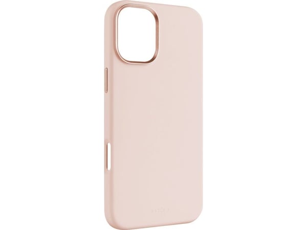 Fixed MagFlow - Baksidedeksel for mobiltelefon - MagSafe-samsvar - væskesilikon - rosa - for Apple iPhone 16 Plus