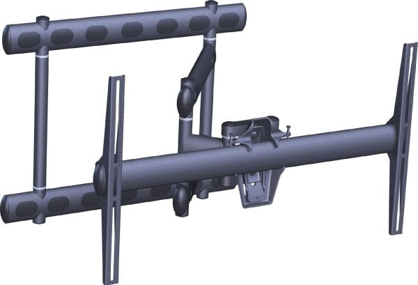 Vogel's PFW 6852 - Monteringssats (helt ledad utsvängbar montering) - för platt panel - svart - skärmstorlek: 37"-68" - väggmonterbar