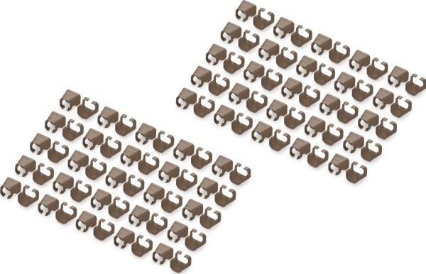 Digitus A-CC-BR, Farvekodningsklemme, Brun, Polyvinylklorid (PVC), Cat5e/6, 100 mm, 120 mm