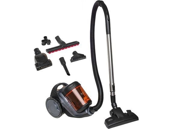 Adler Cyclone støvsuger | AD 7065 | Posefri | 700 W | Støvkapasitet 1,6 L | Svart/Rød one size