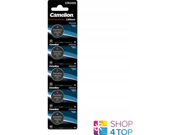 Camelion 13005450, CR2450, litium, 3 V, 5 stk, 550 mAh, 5 mm