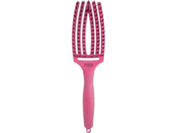 Olivia Garden Finger Brush, Hot Pink farge børste