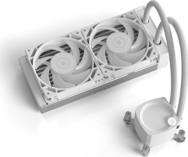 EkWaterBlocks EK-Nucleus AIO CR240 Lux D-RGB - Kylsystem med vätska till processorn - Elementstorlek: 240 mm - (för: LGA1150, LGA1151, LGA1155, LGA...
