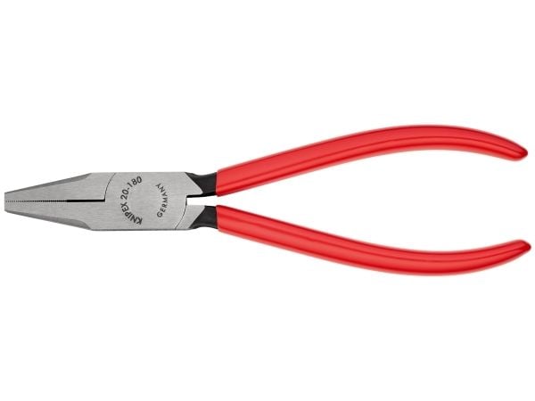 Knipex 19 01 130, Nesetang, Kromvanadiumstål, Plast, Rød, 180 mm, 188 g