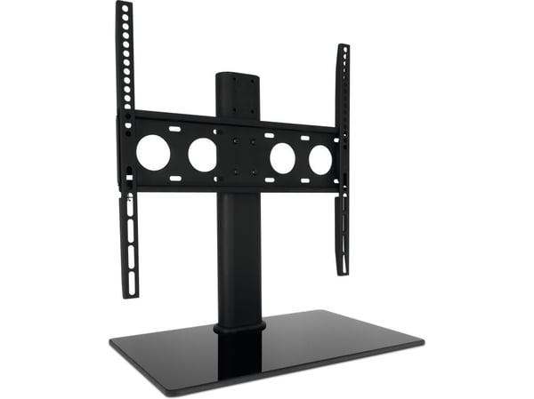 TechniSat - oppsett - for flatskjerm - glass - svart - skjermstørrelse: 81,3-139,7 cm (32"-55") - skrivebord