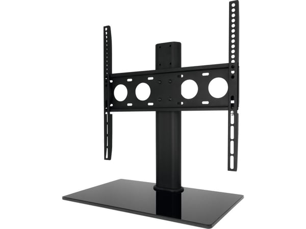TechniSat - oppsett - for flatskjerm - glass - svart - skjermstørrelse: 81,3-139,7 cm (32"-55") - skrivebord