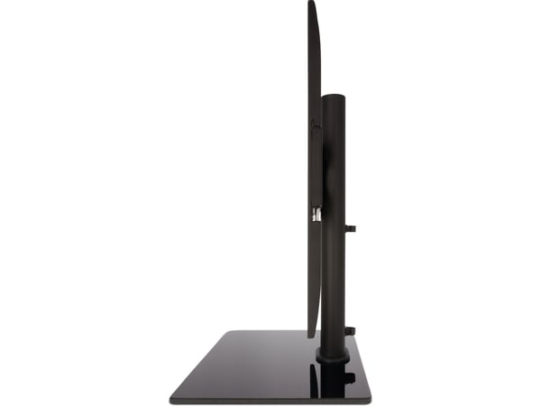 TechniSat - oppsett - for flatskjerm - glass - svart - skjermstørrelse: 81,3-139,7 cm (32"-55") - skrivebord