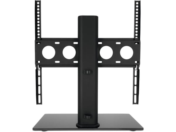TechniSat - oppsett - for flatskjerm - glass - svart - skjermstørrelse: 81,3-139,7 cm (32"-55") - skrivebord