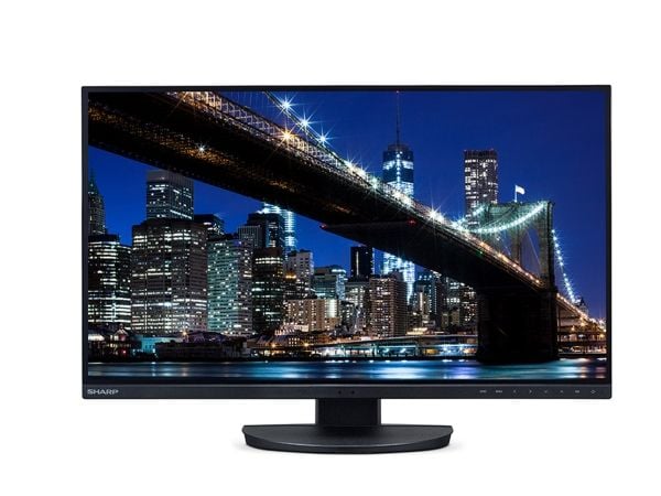 Sharp MultiSync EA272U - LED-skjerm - 27" - 3840 x 2160 4K @ 60 Hz - IPS - 400 cd/m² - 1000:1 - 5 ms - HDMI, DisplayPort, USB-C - svart bakside, sv...