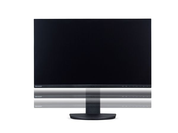 Sharp MultiSync EA272U - LED-skjerm - 27" - 3840 x 2160 4K @ 60 Hz - IPS - 400 cd/m² - 1000:1 - 5 ms - HDMI, DisplayPort, USB-C - svart bakside, sv...