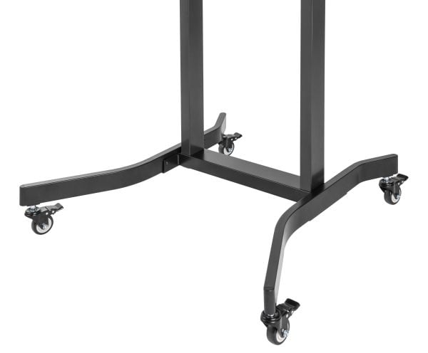 Equip 650632, 139,7 cm (55"), 2,54 m (100"), 200 x 200 mm, 800 x 600 mm, Aluminium, Plast, Rustfritt stål, Sort