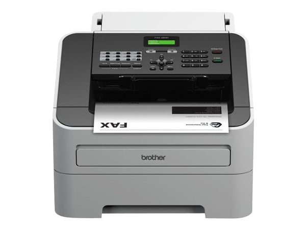 Brother FAX-2840 - Faks / kopieringsmaskin - S/H - laser - 215.9 x 355.6 mm (original) - 216 x 406.4 mm (medie) - 33.6 kbps
