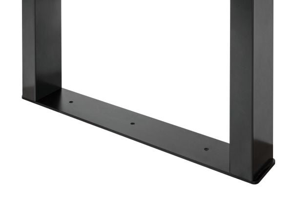 Equip 650347, 139,7 cm (55"), 2,54 m (100"), 200 x 200 mm, 800 x 600 mm, Aluminium, Plast, Rustfritt stål, Sort