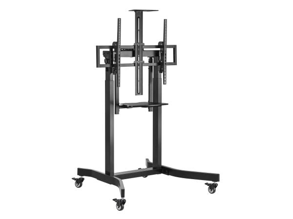 Varusteet 650633, 2,54 m (100"), 200 x 200 mm, 800 x 600 mm, -10 - 5°, alumiini, muovi, ruostumaton teräs, musta