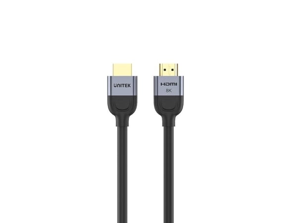 Unitek Unitek HDMI 2.1 8K 60Hz kaapeli, musta, 2m