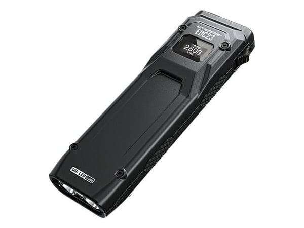 Nitecore EDC23, Käsikokoinen taskulamppu, musta, Muovi, Painikkeet, IP54, LED