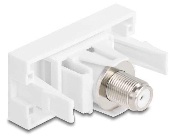 Delock Easy 45 -moduuli IEC-uros F-kirjaimelle valkoinen (90828)