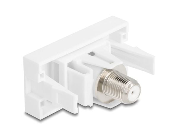 Delock Easy 45 -moduuli IEC-pistorasia F-pistorasiaan valkoinen (90844)