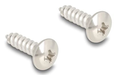 Delock - Kopplingspanel (tom) (horisontell) - keystone - bordsmontering - svart - 8 portar