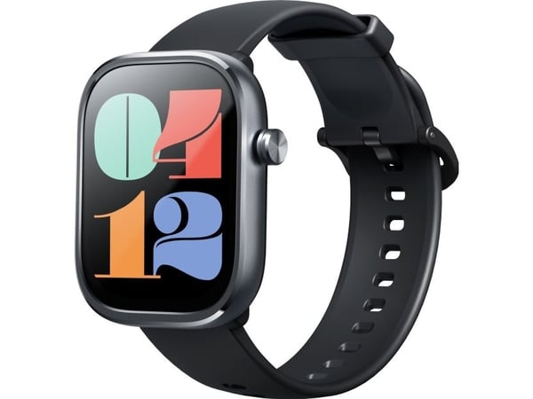 Mibro Watch C4 - Smartklokke med stropp - håndleddstørrelse: up to 248 mm - display 2.01" - Bluetooth - 45 g - svart