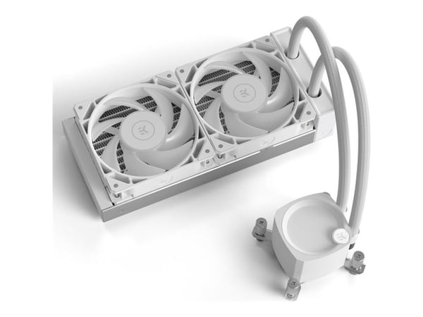 EkWaterBlocks EK-Nucleus AIO CR240 Lux D-RGB - Kylsystem med vätska till processorn - Elementstorlek: 240 mm - (för: LGA1150, LGA1151, LGA1155, LGA...