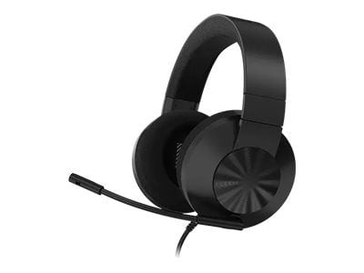 Lenovo H210 - Hodesett - full størrelse - kablet - 3,5 mm jakk - svart