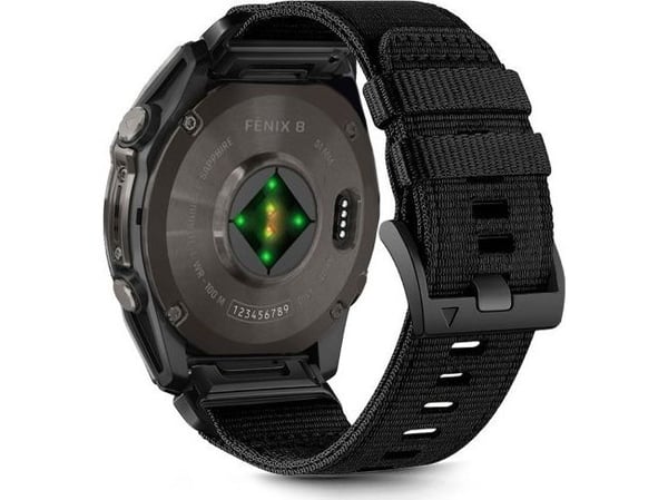 Tech-Protect Pasek Tech-Protect Nylon Classic Garmin Fenix 5x / 5x Plus / 6x / 6x Pro / 7x / 8 51mm Black