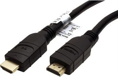 VERDI - HDMI med Ethernet-kabel - HDMI (M) til HDMI (M) - 25 m - skjermet - svart - 4K-støtte