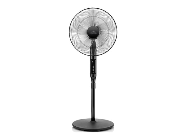 Eta 260790000, Kotitaloustuuletin lavoilla, musta, Lattia, 62 dB, 43 cm, Kosketus