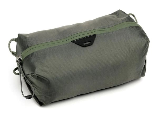 Peak Design Ultralight - Pung - XS - Terra Shell 50D ripstop nylon, ultra-high molecular weight polyethylene fabric - grågrønn