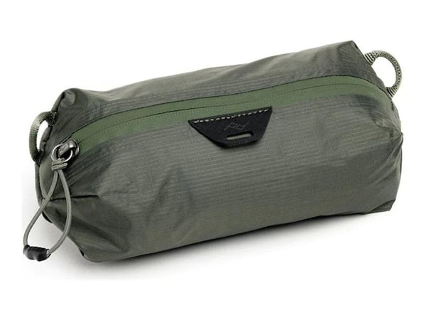Peak Design Ultralight - Pung - XXS - Terra Shell 50D ripstop nylon, ultra-high molecular weight polyethylene fabric - grågrønn