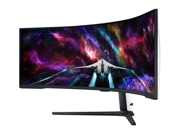 Samsung Odyssey Neo G9 S57CG952NU - G95NC Series - QLED-monitor - gaming - kurvet - 57" - 7680 x 2160 Dual UHD @ 240 Hz - VA - 1000 cd/m² - 1000000...