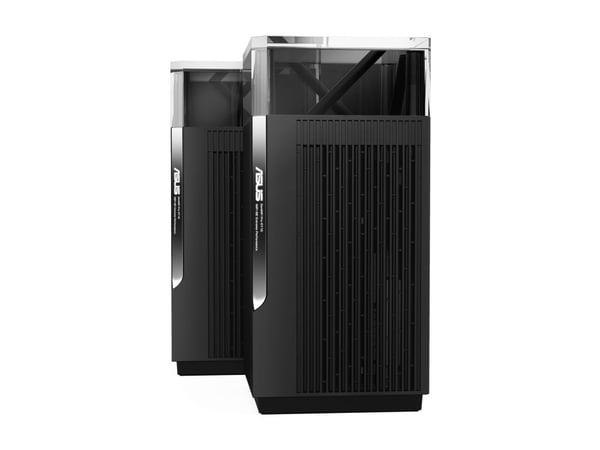 ASUS ZenWiFi Pro ET12 - 2-Pack - Wi-Fi-system (2 rutere) - op til 6000 sq.ft - mesh - GigE, 2,5 GigE - Wi-Fi 6E - Multi-Band