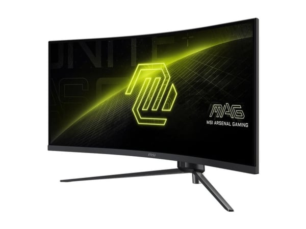 MSI MAG 345CQR - LED-skjerm - gaming - kurvet - 34" - 3440 x 1440 UWQHD @ 180 Hz - VA - 300 cd/m² - 3000:1 - 1 ms - 2xHDMI, DisplayPort
