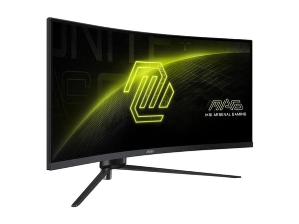 MSI MAG 345CQR - LED-skjerm - gaming - kurvet - 34" - 3440 x 1440 UWQHD @ 180 Hz - VA - 300 cd/m² - 3000:1 - 1 ms - 2xHDMI, DisplayPort