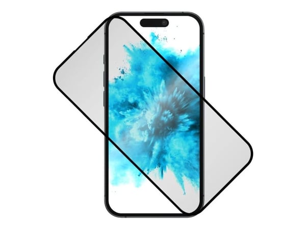 Fast Privacy Full Cover | Apple iPhone 16 Plus | Härdat glas | Svart | Skärmskydd