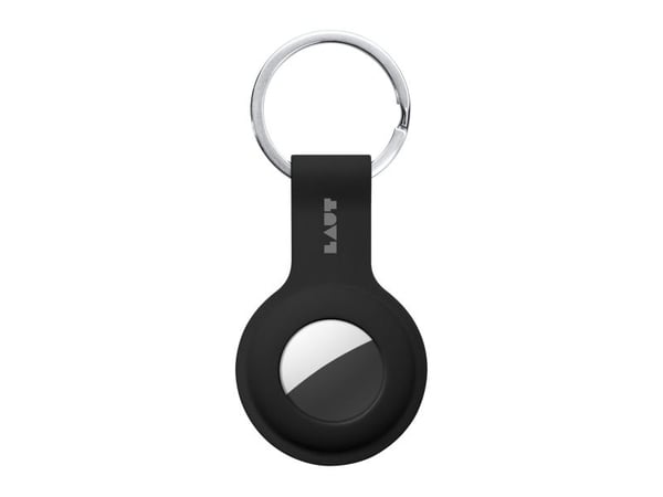 LAUT HUEX TAG, Ask, Svart, Apple, Silikon, AirTag, 1 styck LAUT HUEX TAG, Ask, Svart, Apple, Silikon, AirTag, 1 styck