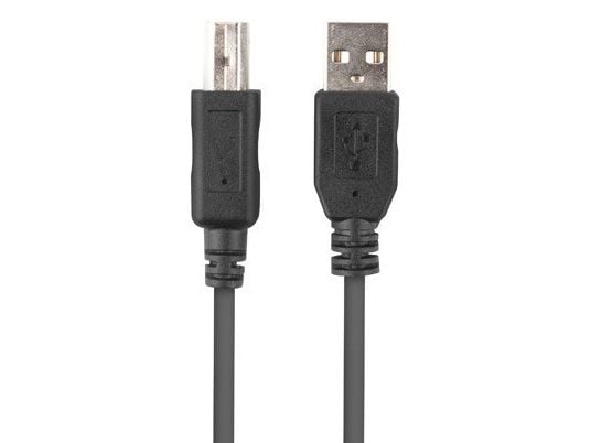 Lanberg - USB-kabel - USB (hann) til USB-type B (hann) - USB 2.0 - 3 m - svart