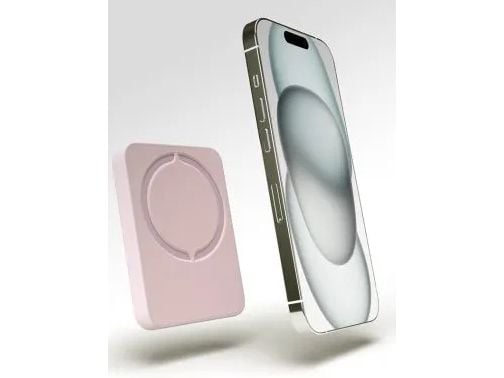 PURO PUFCBB40P2MAGROSE, 4000 mAh, Lithium Polymer (LiPo), Trådløs lading, 5 W, Rosa