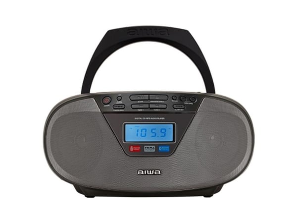 Aiwa BBTU-400BK, Analog och digital, FM, Spelare, CD, CD-R, CD-RW, Topp, 6 W