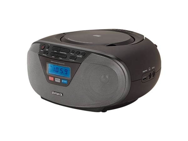 Aiwa BBTU-400BK, Analog och digital, FM, Spelare, CD, CD-R, CD-RW, Topp, 6 W