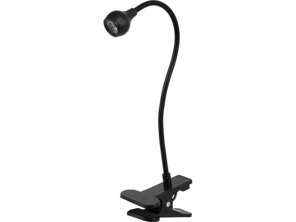 Glow LED Snake UV-lampe for skrivebord, svart