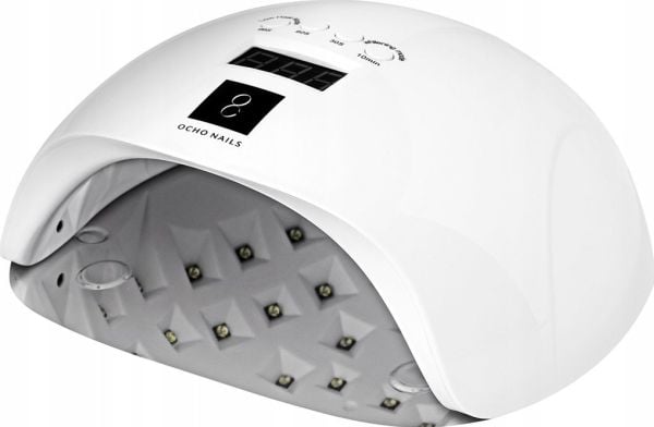 Activeshop UV LED-lampe OCHO NAILS X13 65W plus - hvit med speilbunn Activeshop UV LED-lampe OCHO NAILS X13 65W plus - hvit med speilbunn