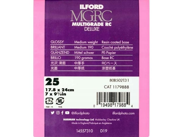 1x 25 Ilford MG RC DL DL 1M 18x24