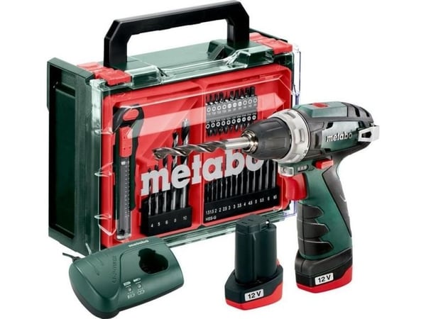 Metabo PowerMaxx BS Basic Set batteridrevet boremaskin/skrutrekker (600080710)