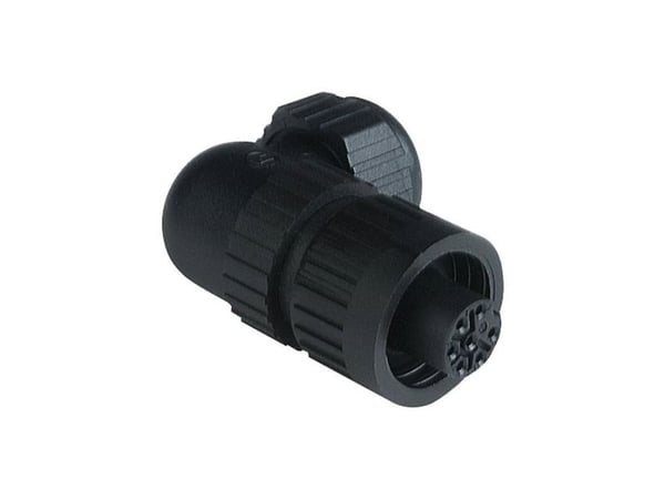Hirschmann 934 131-100-1 Sirkulær kontakt Kobling, vinklet Totalt antall poler: 6 + PE Serie (sirkulær kontakt): CA 1 stk