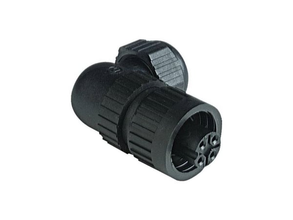 Hirschmann rundstiftkobling 934 129-100-1, vinklet totalt 3 + PE poler, CA 1 stk