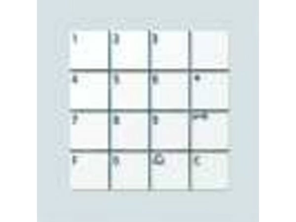 Siedle COM 611-02 W, Keypad, Vit, Siedle, 140 mA, 99 mm, 27 mm