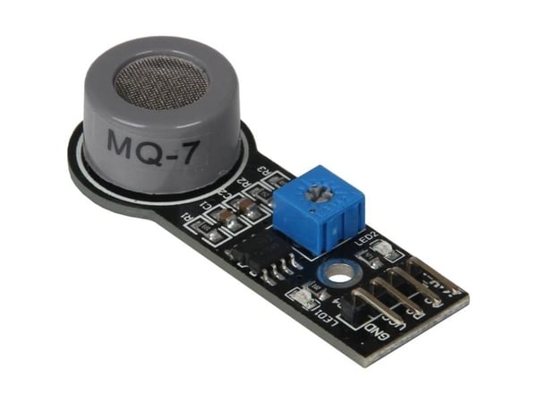Joy-iT SEN-MQ7, Gass-sensor, Arduino/Raspberry Pi, Alle merker, Svart, 52 mm, 20 mm