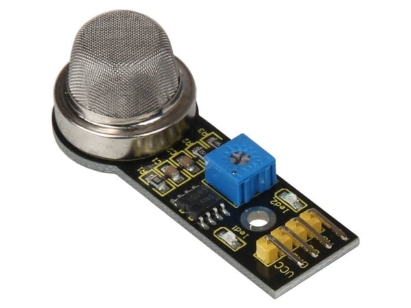 Joy-iT SEN-MQ8, Gass-sensor, Arduino/Raspberry Pi, Alle merker, Svart, 52 mm, 20 mm